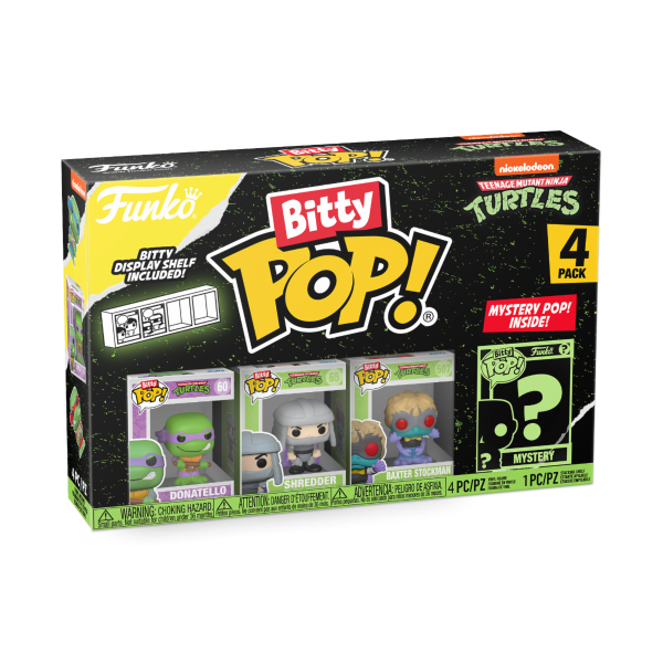 FUNKO Bitty POP - Teenage Mutant Ninja Turtle Donatello #4er Pack